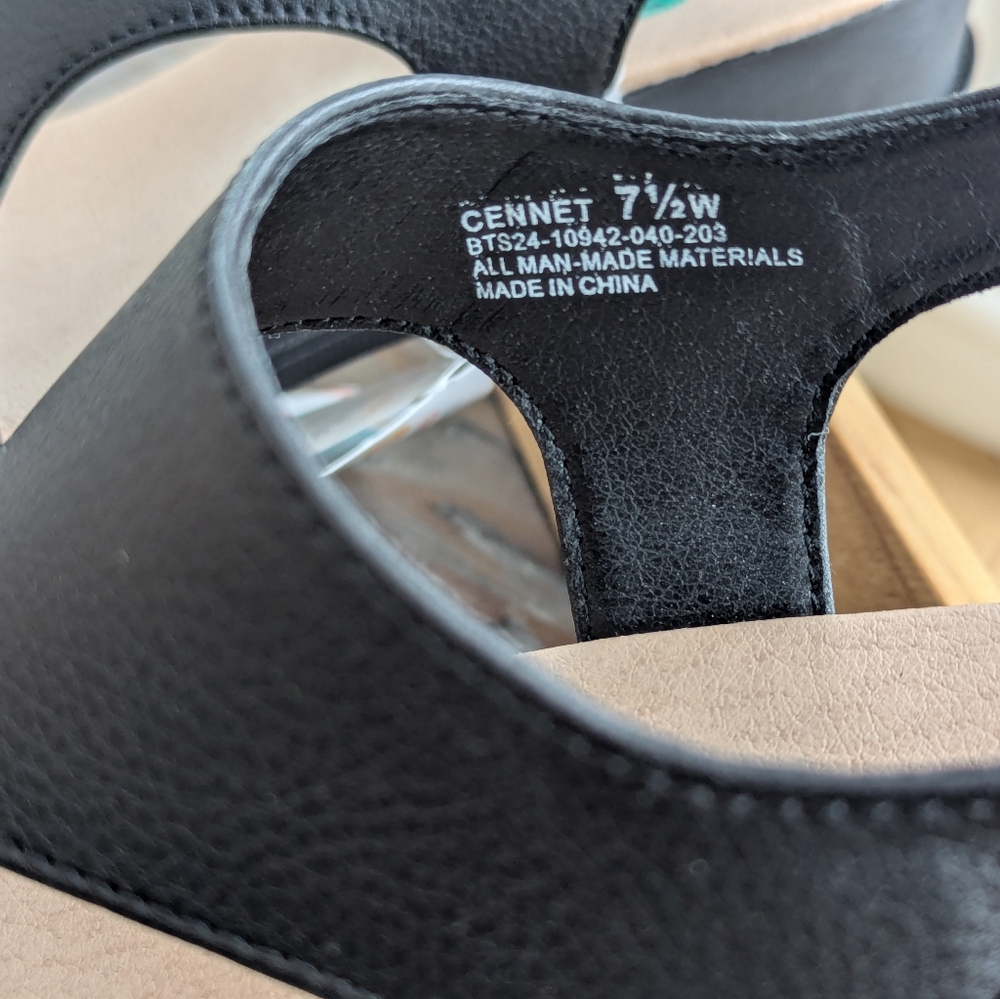 NWT Baretraps Women's Black Sandals, Size 7-1/2 - Picture 5 of 8